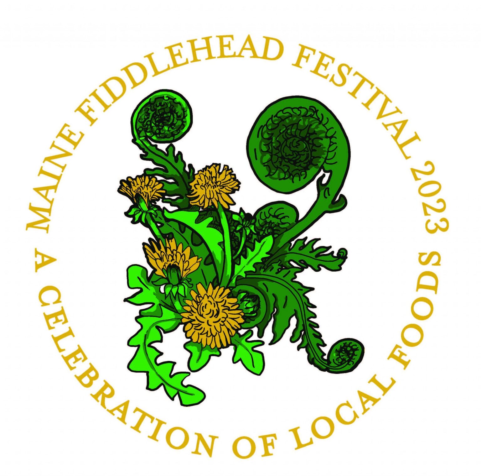 Fiddlehead Festival Downtown Farmington Maine   Fiddlehead 2023 Logo Scaled 1 1536x1519 